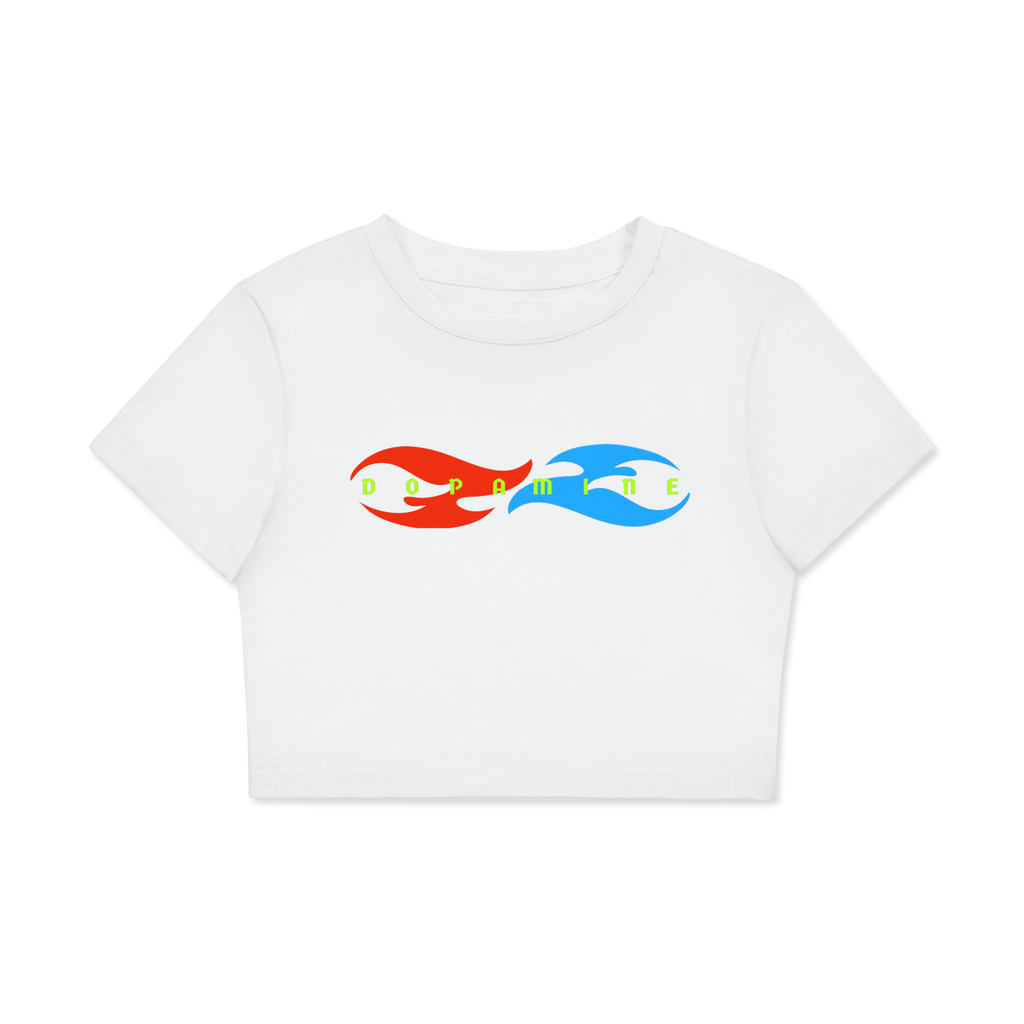 Fitted Crop Cotton T-Shirt