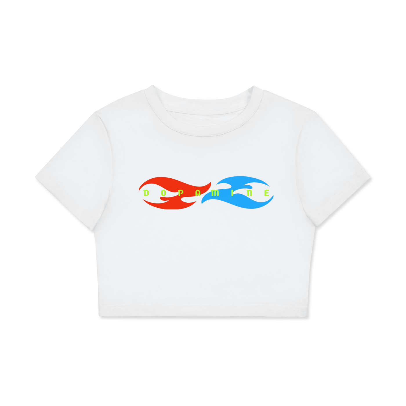 Fitted Crop Cotton T-Shirt