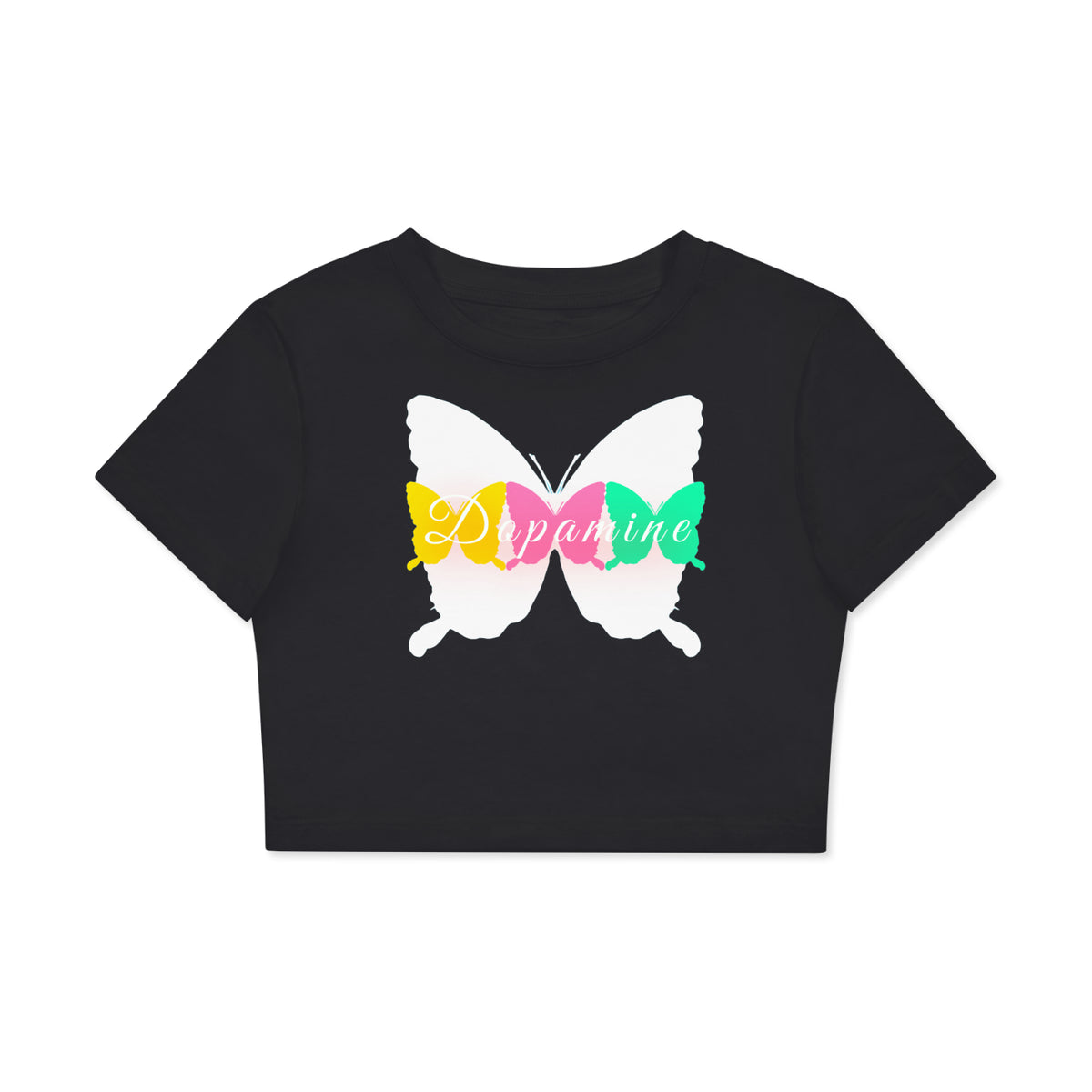 Fitted Crop Cotton T-Shirt