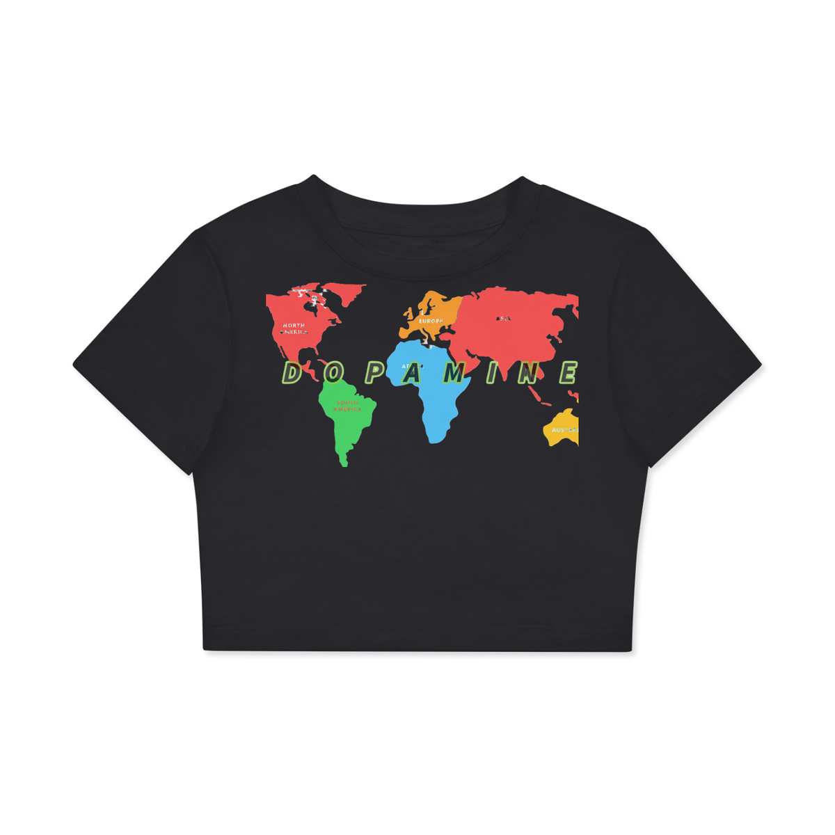 Fitted Crop Cotton T-Shirt