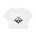 Fitted Crop Cotton T-Shirt