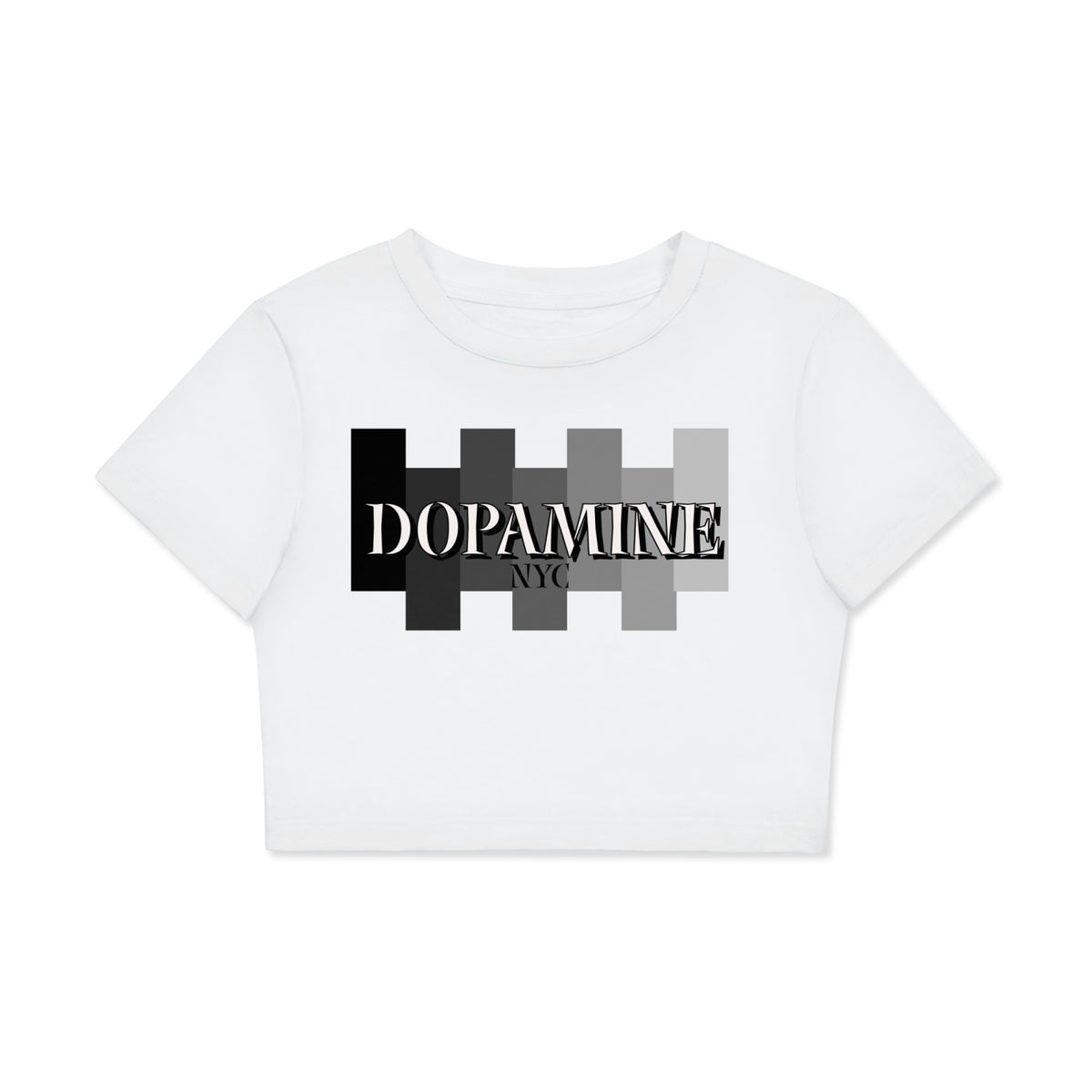 Fitted Crop Cotton T-Shirt