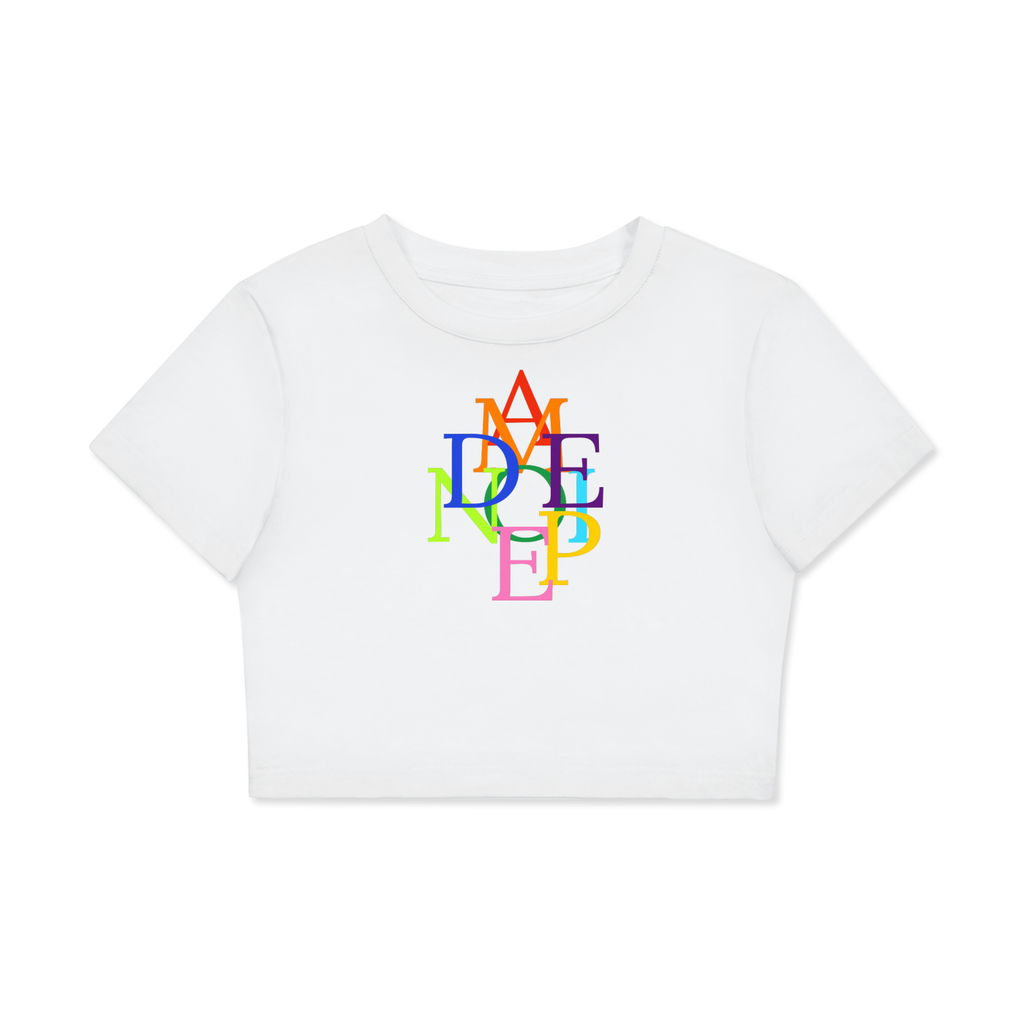 Fitted Crop Cotton T-Shirt