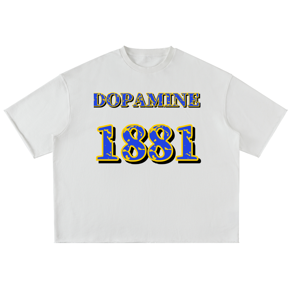 DOPAMINE 1881 Washed Rolled Hem Half Sleeve T-Shirt