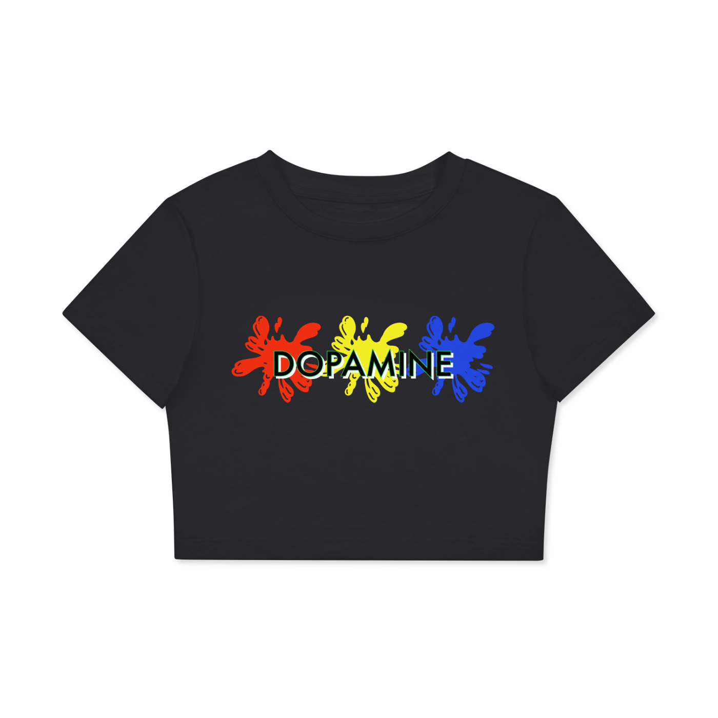 Women's Fitted Crop Tee | Bodycon T-Shirt