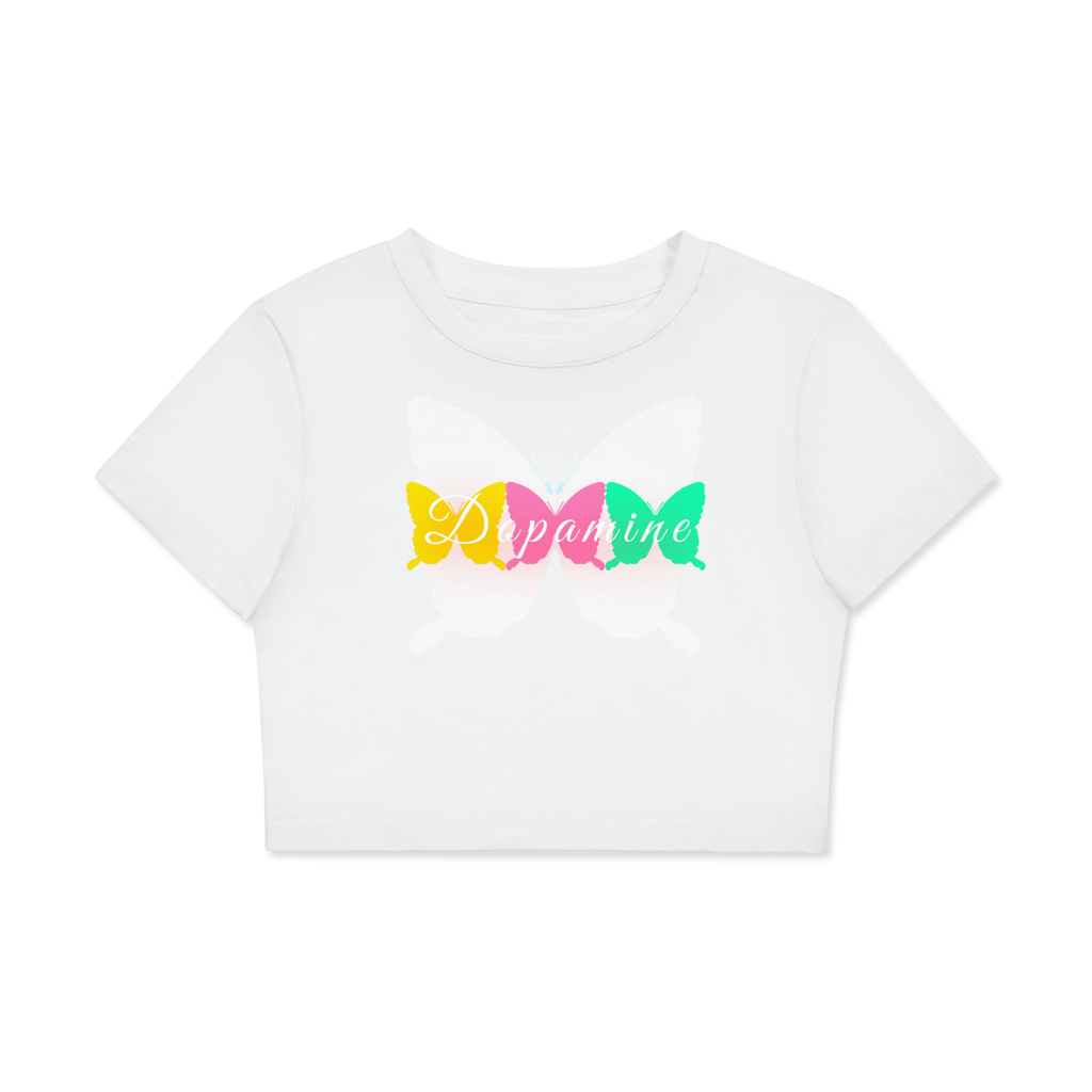 Fitted Crop Cotton T-Shirt