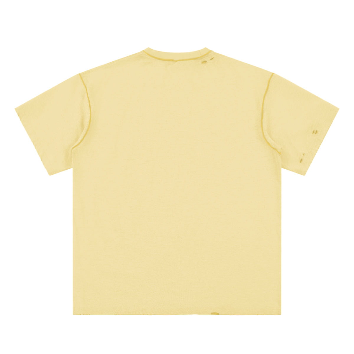 Hand-frayed Reversible T-shirt