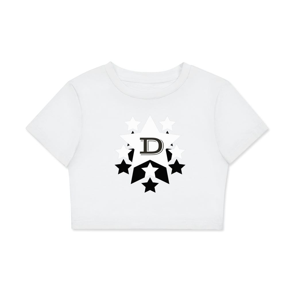 Fitted Crop Cotton T-Shirt