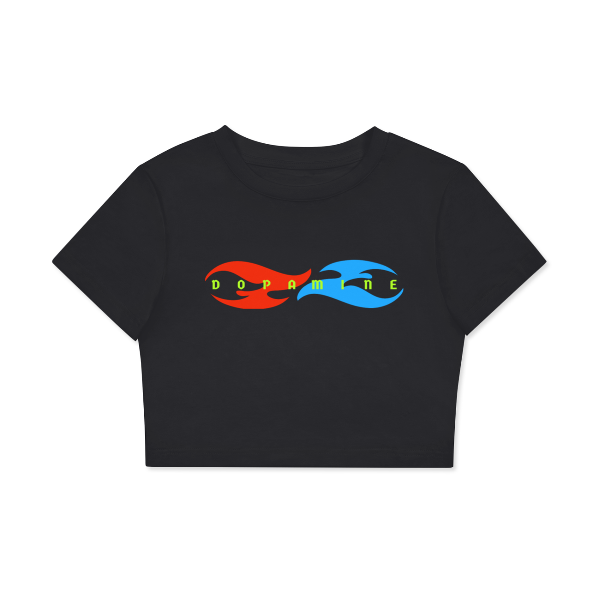 Fitted Crop Cotton T-Shirt