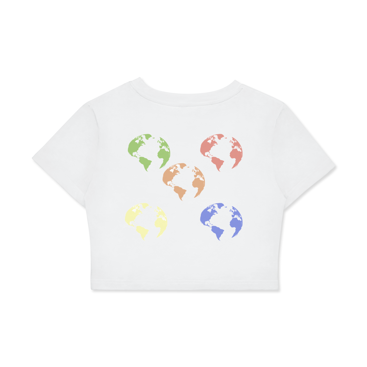 Fitted Crop Cotton T-Shirt