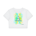 Fitted Crop Cotton T-Shirt